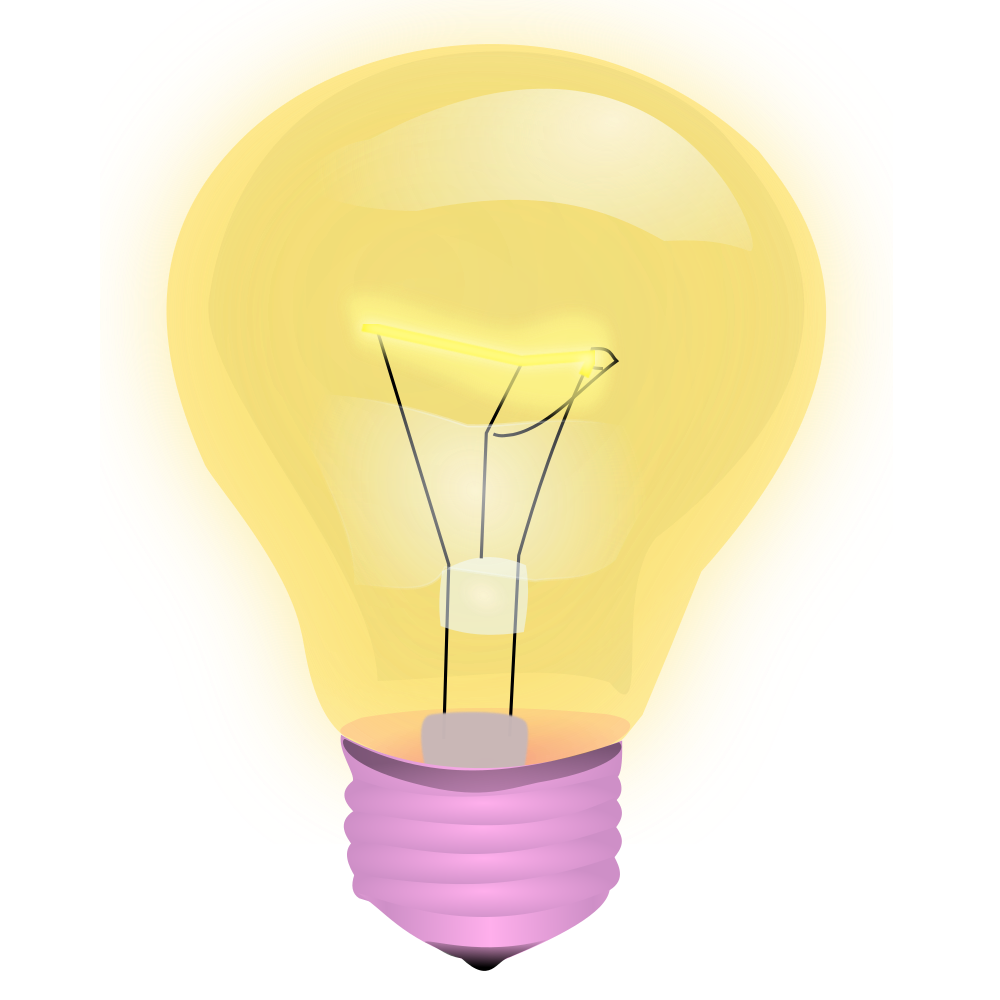 OnlineLabels Clip Art - Light bulb